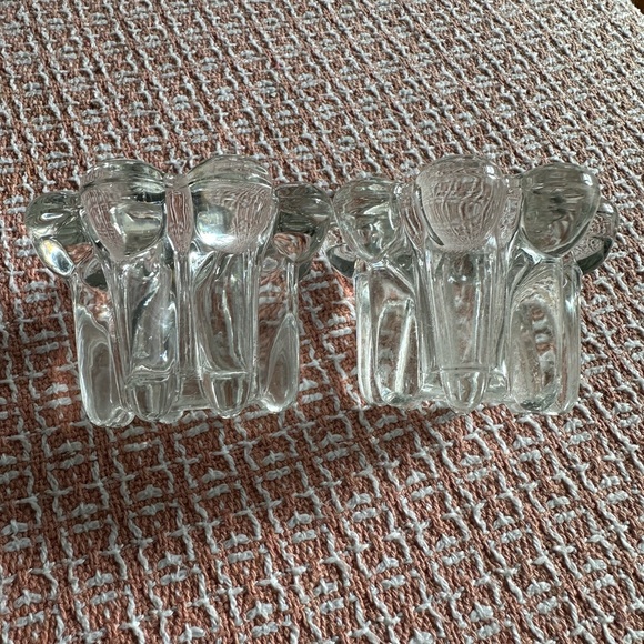 Alco Industries Crystal Candleholder Set - Picture 2 of 5